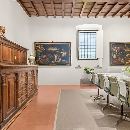 Elegant Florence Villa, Panoramic View And Pool Villa